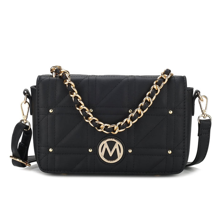 MKFCollection Arabella Crossbody Bag - Vegan Leather Designer Handbag Image 1