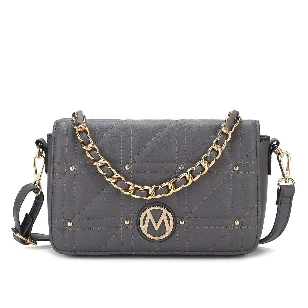 MKFCollection Arabella Crossbody Bag - Vegan Leather Designer Handbag Image 1