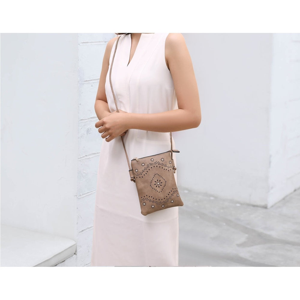 MKFCollection Arlett Crossbody Bag - Vegan Leather Designer Handbag Image 2