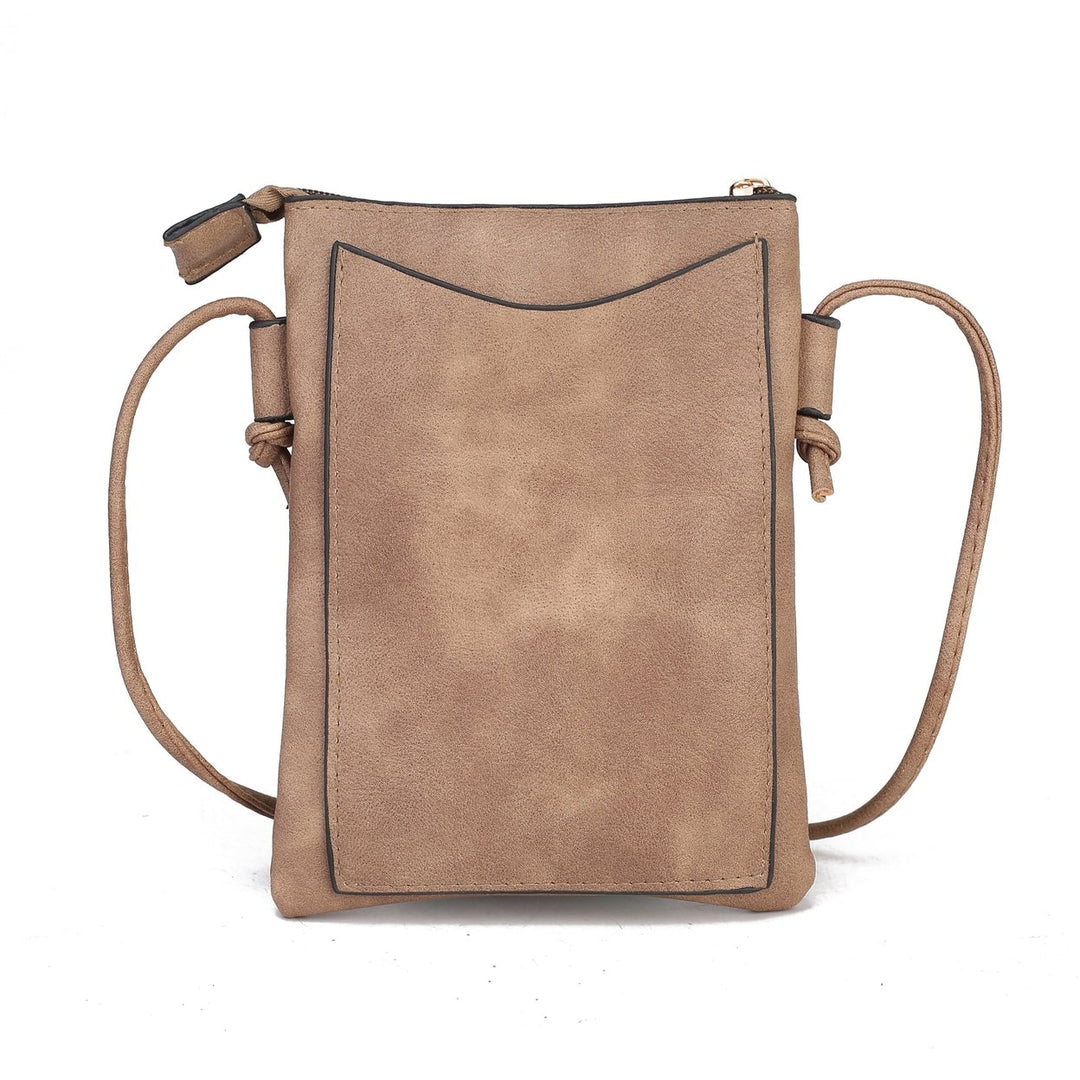 MKFCollection Arlett Crossbody Bag - Vegan Leather Designer Handbag Image 3