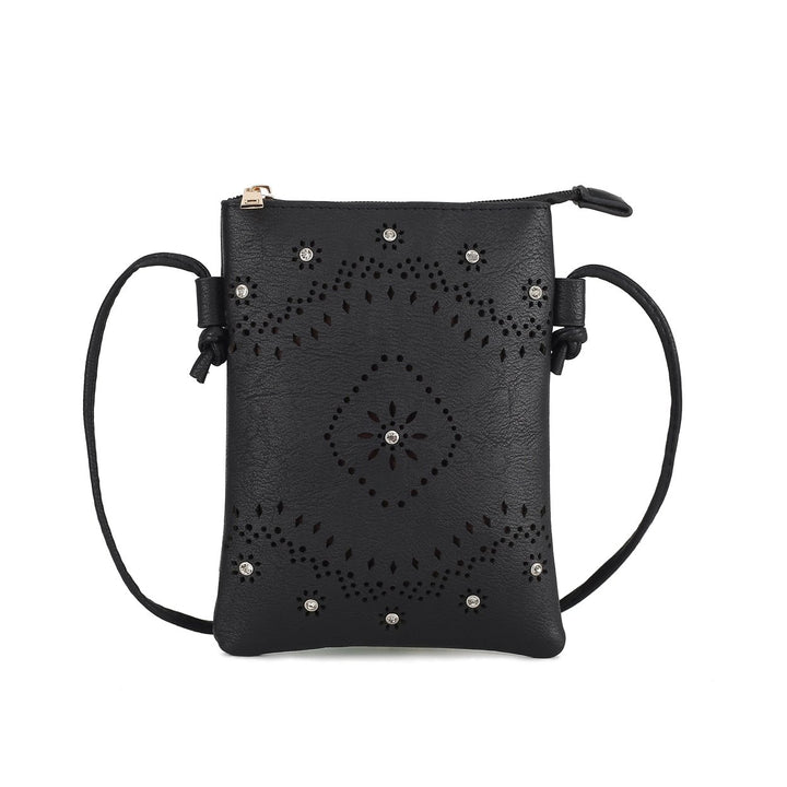 MKFCollection Arlett Crossbody Bag - Vegan Leather Designer Handbag Image 7