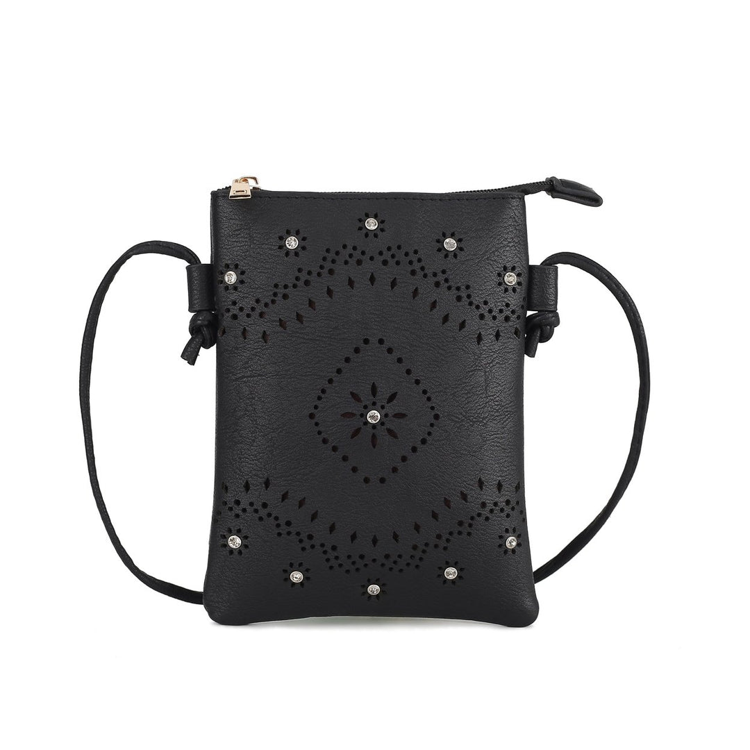 MKFCollection Arlett Crossbody Bag - Vegan Leather Designer Handbag Image 1