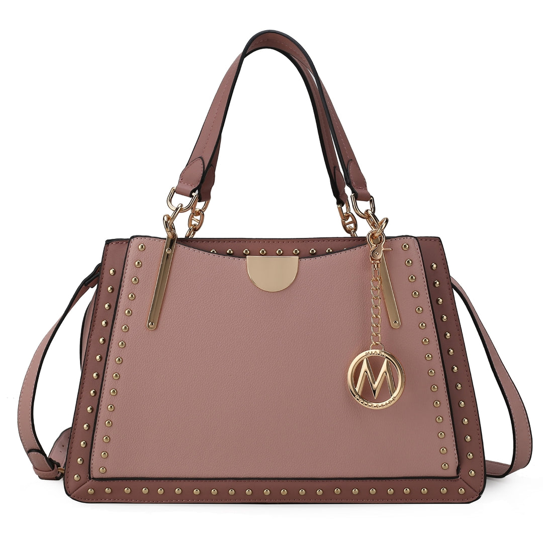 MKFCollection Aubrey Shoulder Bag - Vegan Leather Designer Handbag Image 4