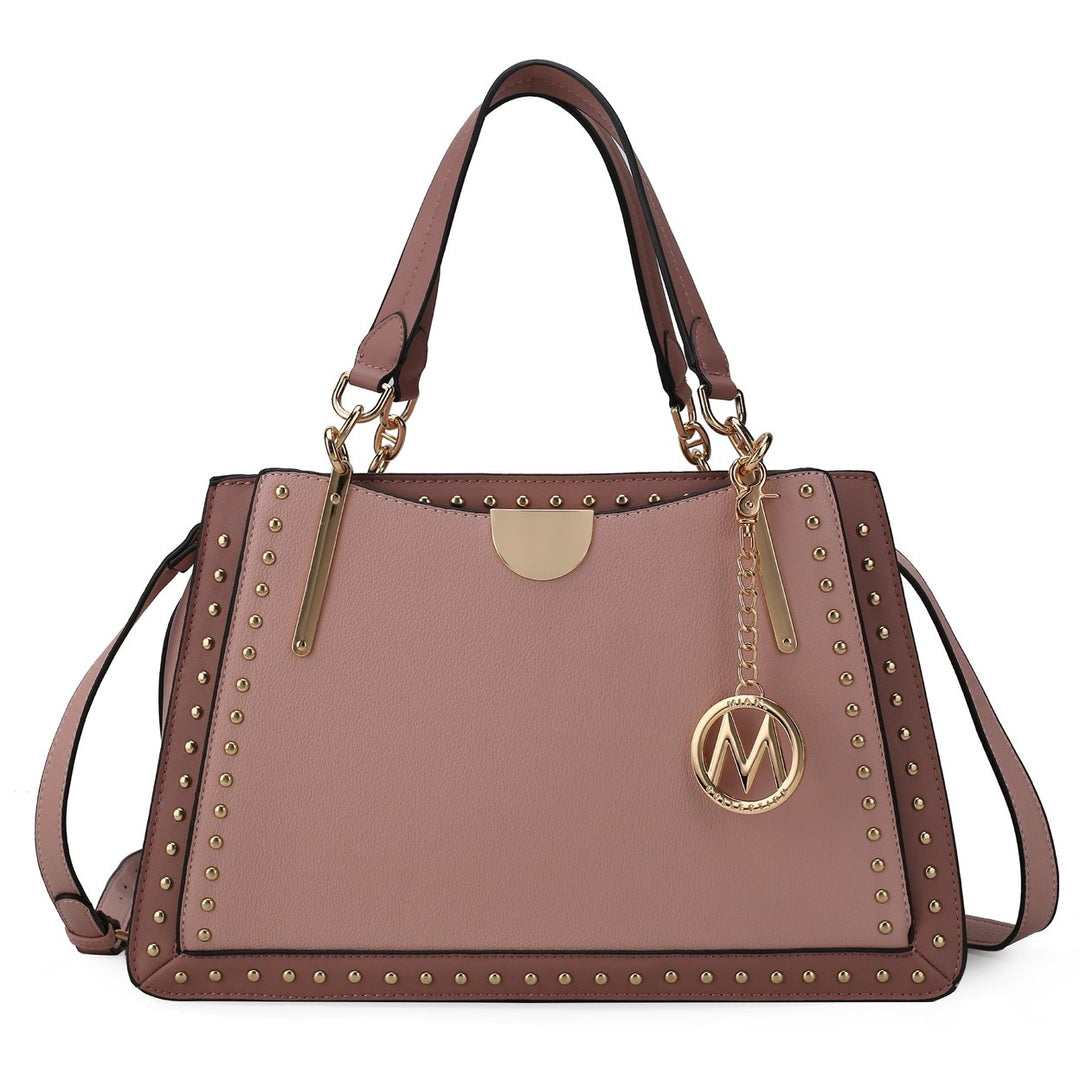 MKFCollection Aubrey Shoulder Bag - Vegan Leather Designer Handbag Image 1