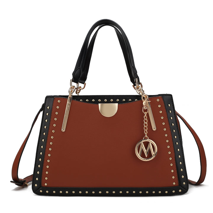 MKFCollection Aubrey Shoulder Bag - Vegan Leather Designer Handbag Image 6