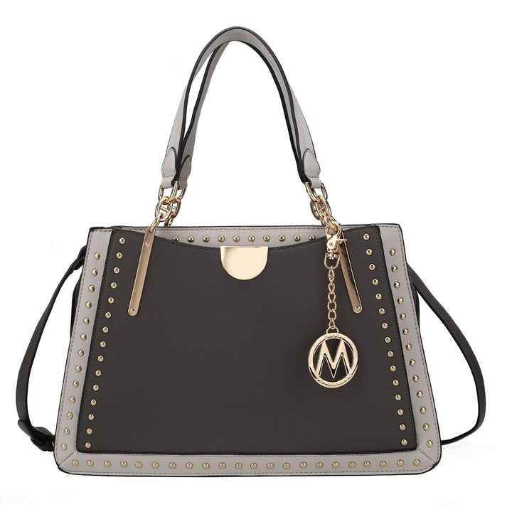 MKFCollection Aubrey Shoulder Bag - Vegan Leather Designer Handbag Image 1