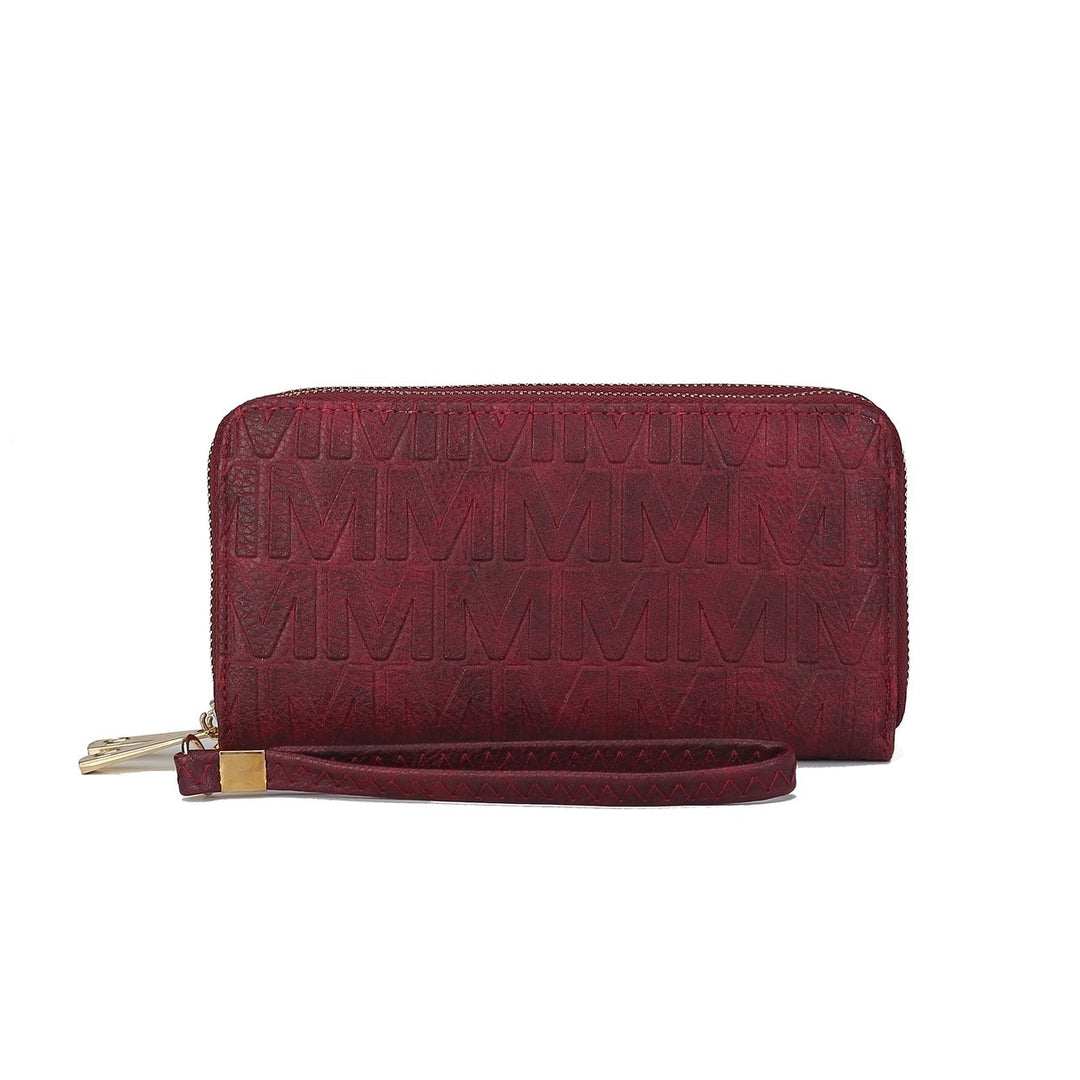 MKFCollection Aurora Signature Wallet - Vegan Leather Designer Handbag Image 4