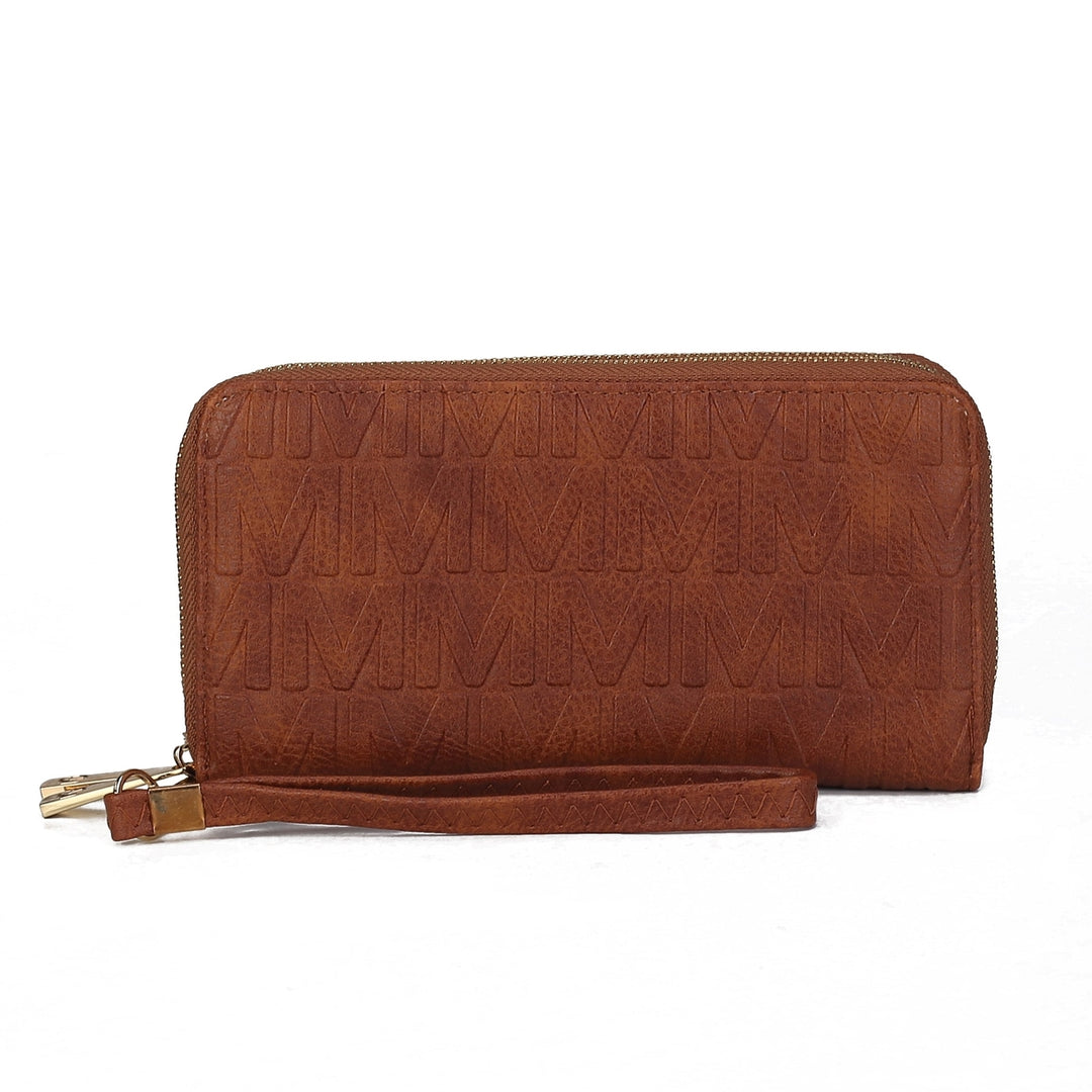 MKFCollection Aurora Signature Wallet - Vegan Leather Designer Handbag Image 4