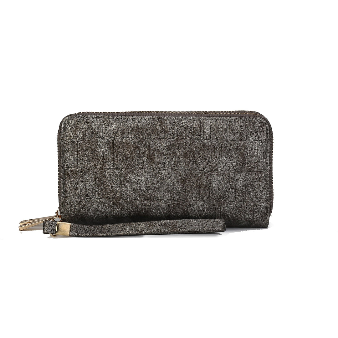 MKFCollection Aurora Signature Wallet - Vegan Leather Designer Handbag Image 9