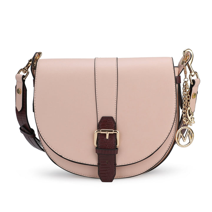 MKFCollection Ayla Crossbody Bag - Vegan Leather Designer Handbag Image 4