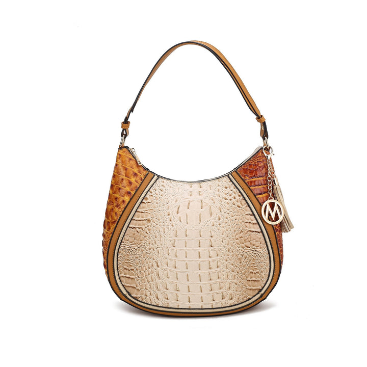 MKFCollection Nayra Hobo Bag - Vegan Leather Designer Handbag Image 1