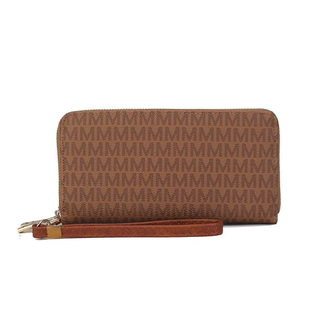 MKFCollection Noemy Signature Wallet - Vegan Leather Designer Handbag Image 1