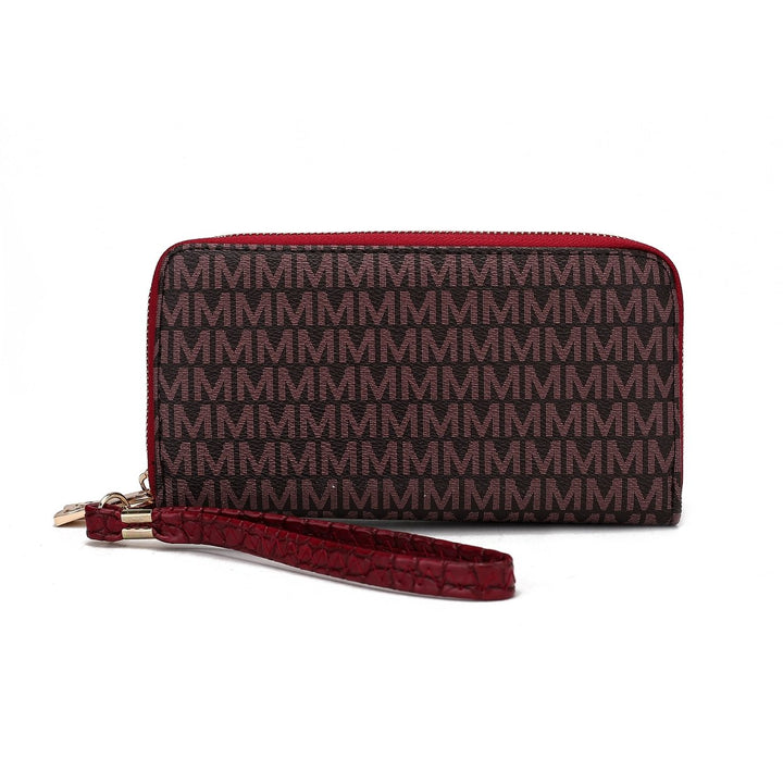 MKFCollection Noemy Signature Wallet - Vegan Leather Designer Handbag Image 4