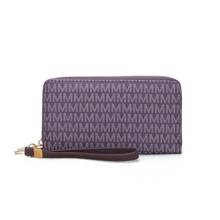 MKFCollection Noemy Signature Wallet - Vegan Leather Designer Handbag Image 1