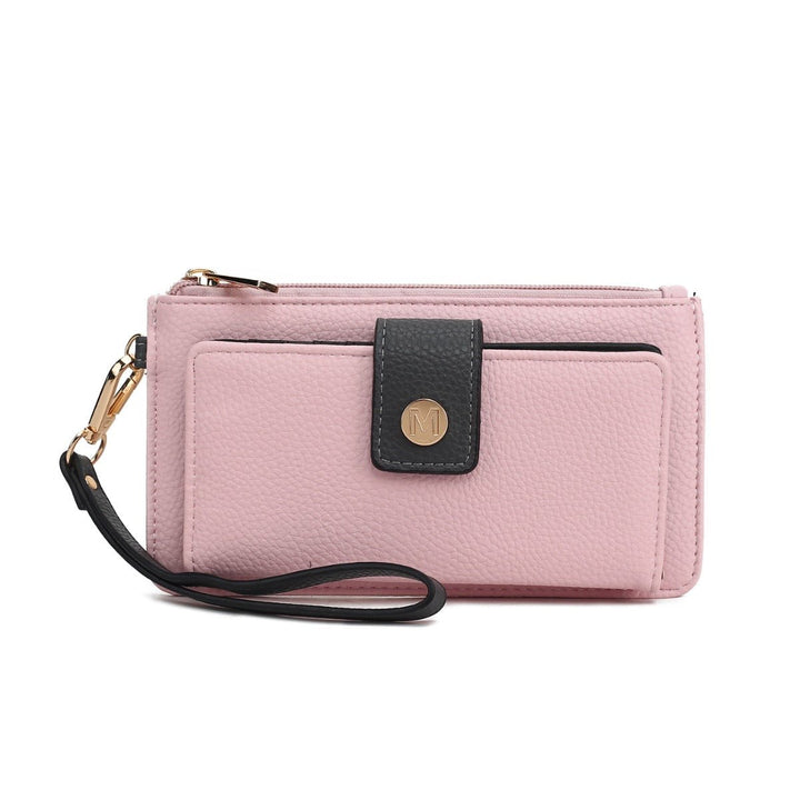 MKFCollection Olympe Wristlet Wallet - Vegan Leather Designer Handbag Image 10