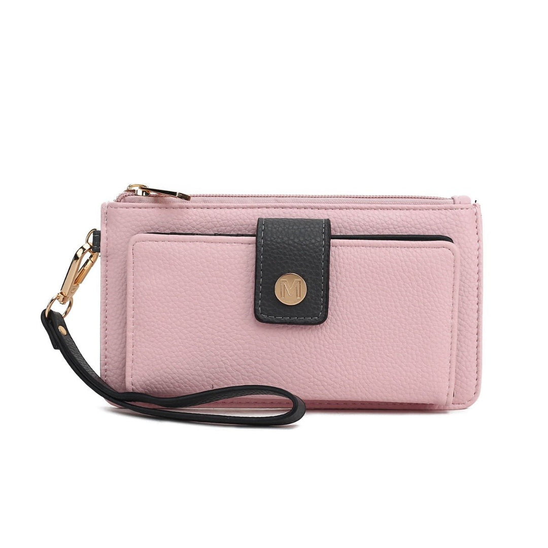 MKFCollection Olympe Wristlet Wallet - Vegan Leather Designer Handbag Image 1