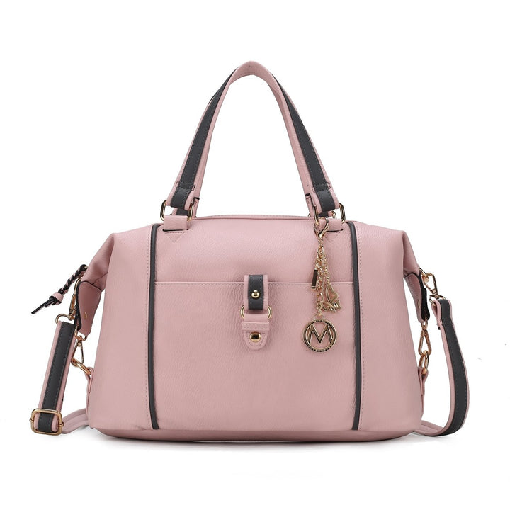 MKFCollection Opal Shouder Bag - Vegan Leather Designer Handbag Image 1