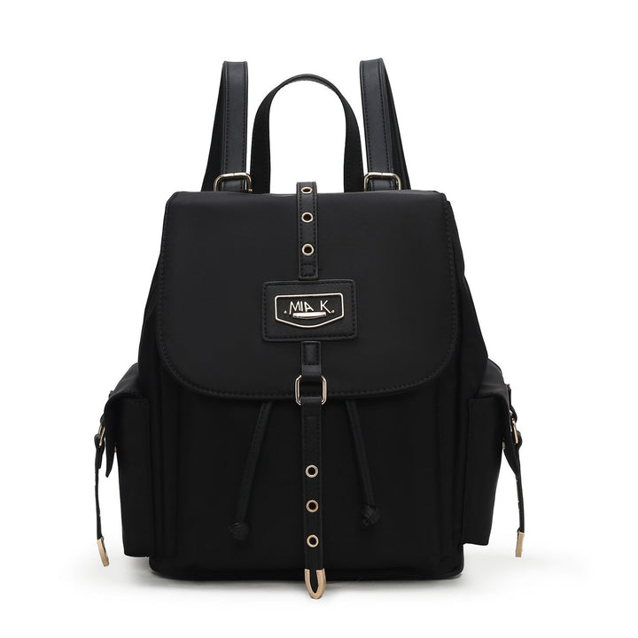 MKFCollection Paula Backpack - Vegan Leather Designer Handbag Image 3