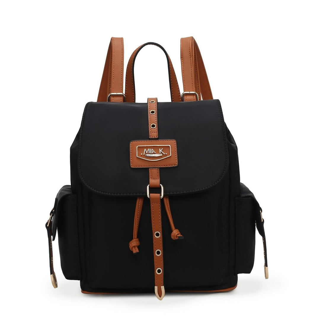 MKFCollection Paula Backpack - Vegan Leather Designer Handbag Image 4