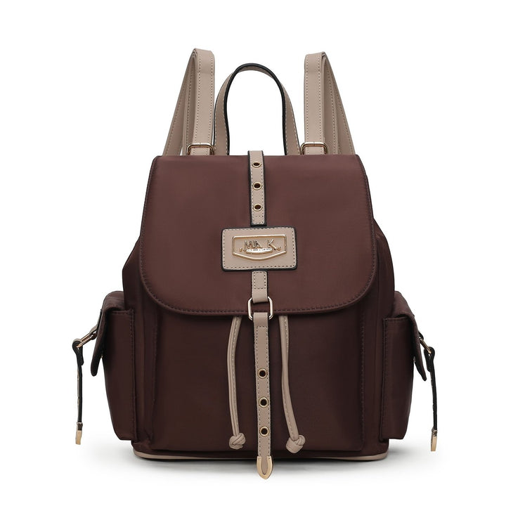 MKFCollection Paula Backpack - Vegan Leather Designer Handbag Image 6