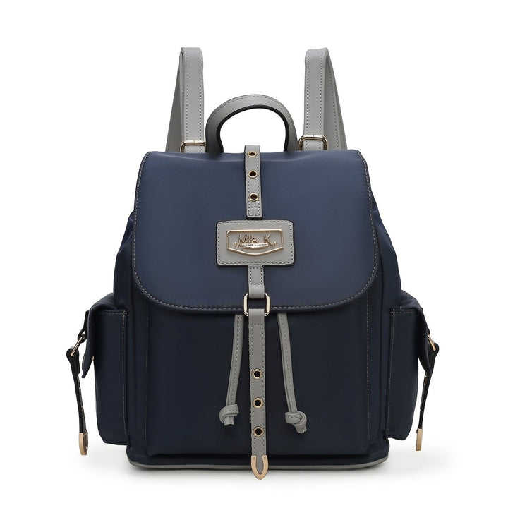 MKFCollection Paula Backpack - Vegan Leather Designer Handbag Image 7