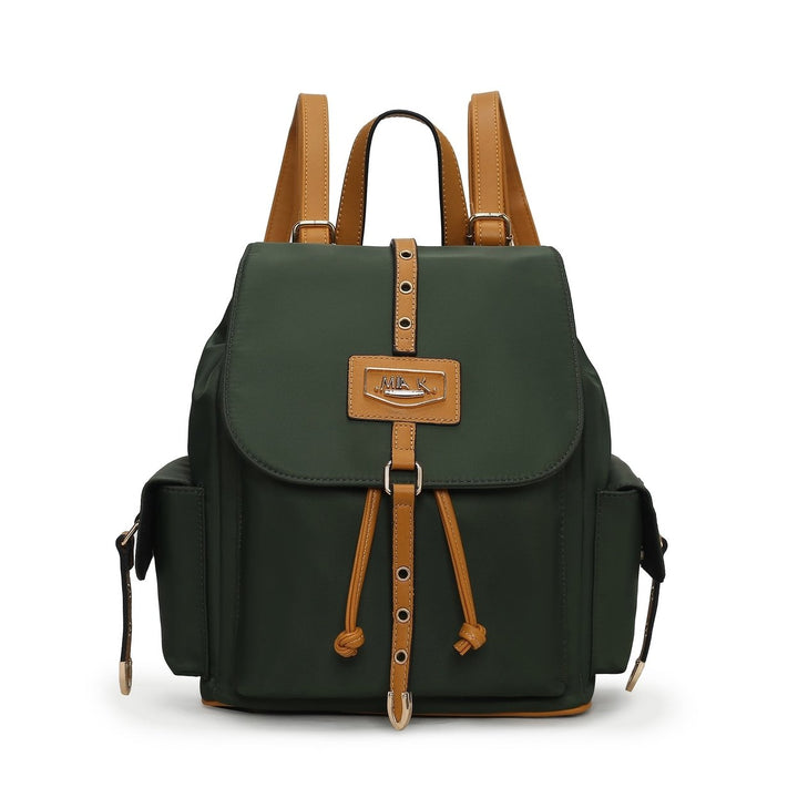 MKFCollection Paula Backpack - Vegan Leather Designer Handbag Image 9