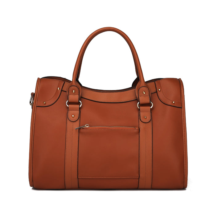 MKFCollection Patricia Weekender Bag - Vegan Leather Designer Handbag Image 11