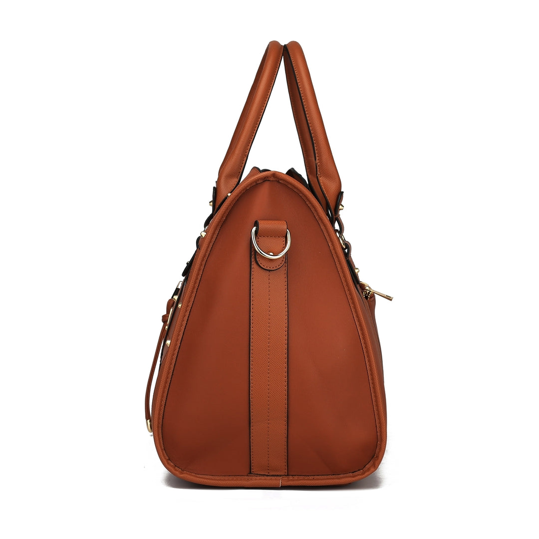 MKFCollection Patricia Weekender Bag - Vegan Leather Designer Handbag Image 12