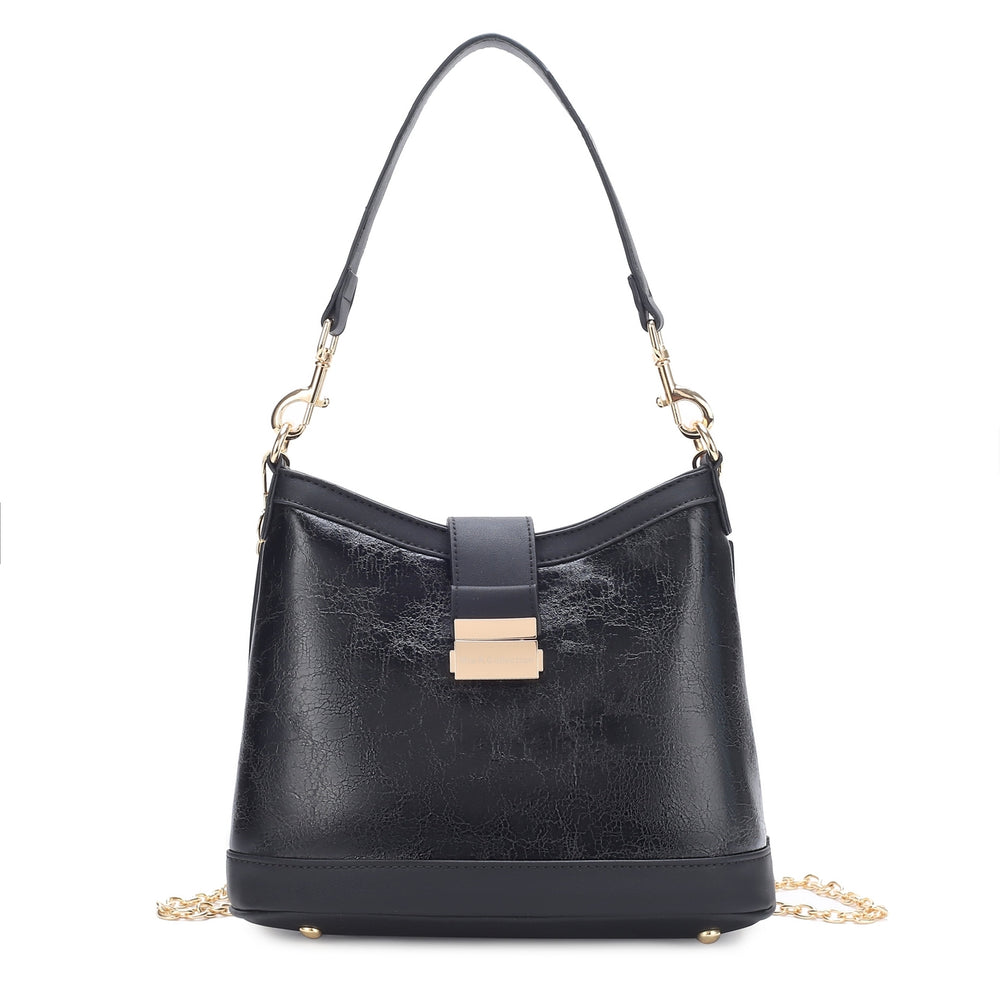 MKFCollection Pilar Shoulder Bag - Vegan Leather Designer Handbag Image 2