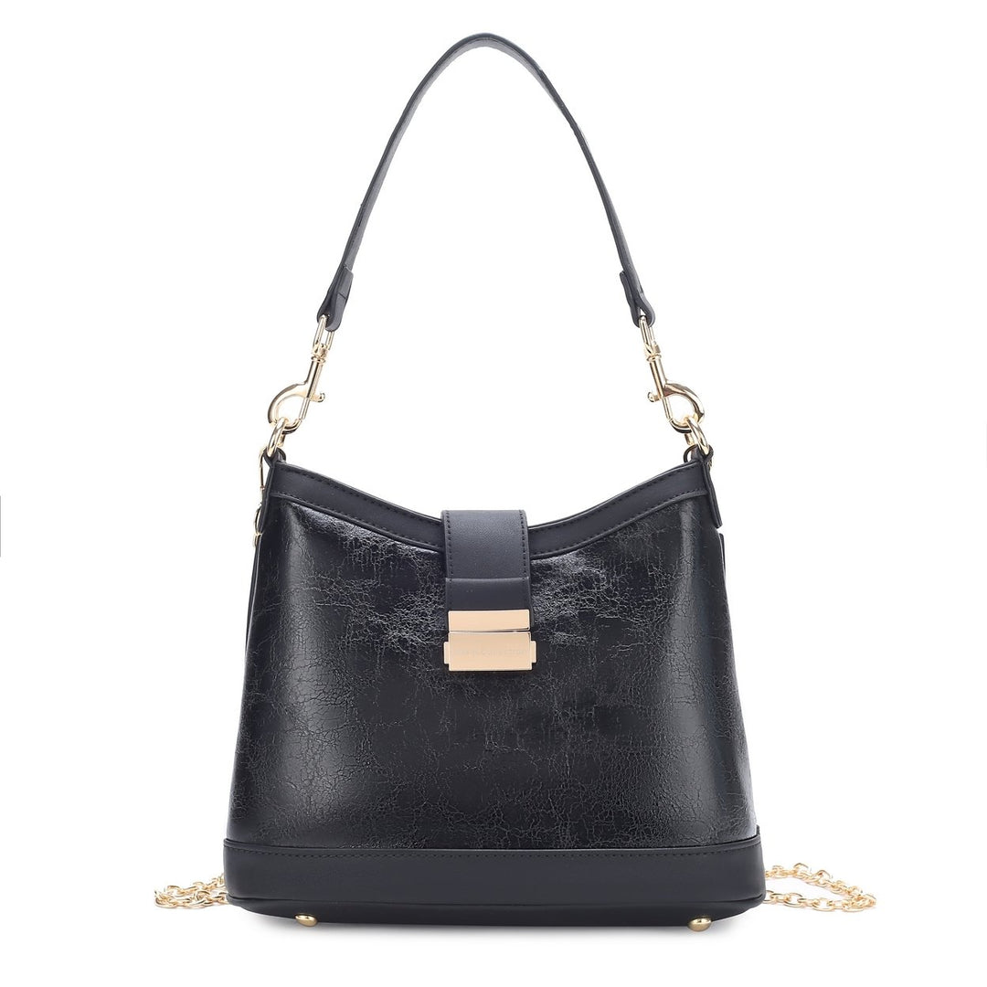 MKFCollection Pilar Shoulder Bag - Vegan Leather Designer Handbag Image 1