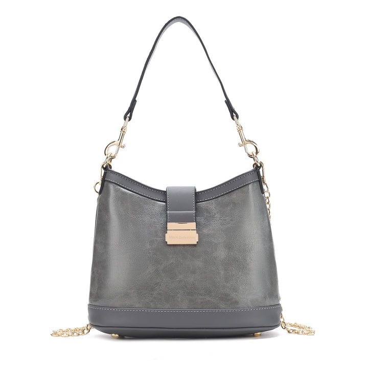 MKFCollection Pilar Shoulder Bag - Vegan Leather Designer Handbag Image 4