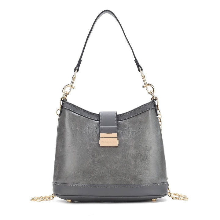 MKFCollection Pilar Shoulder Bag - Vegan Leather Designer Handbag Image 1