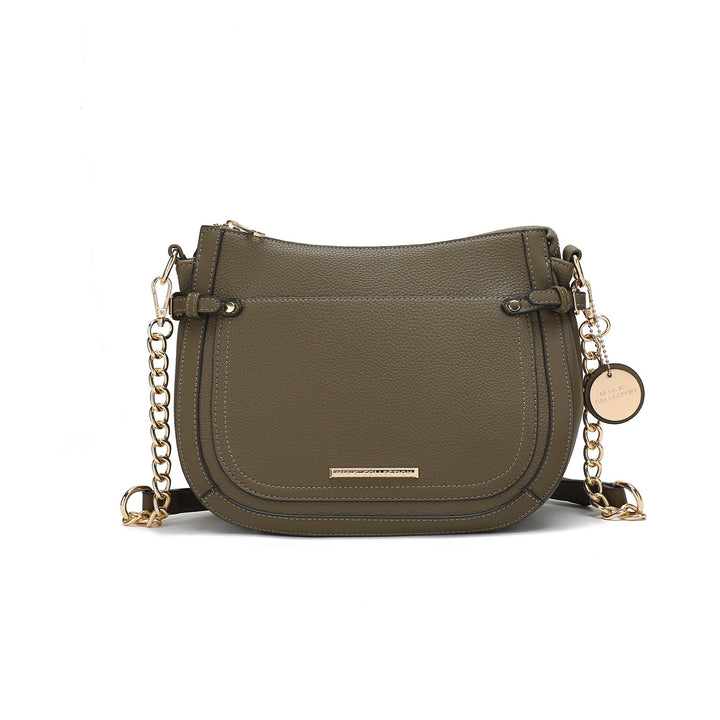 MKFCollection Raelynn Shoulder Bag - Vegan Leather Designer Handbag Image 1