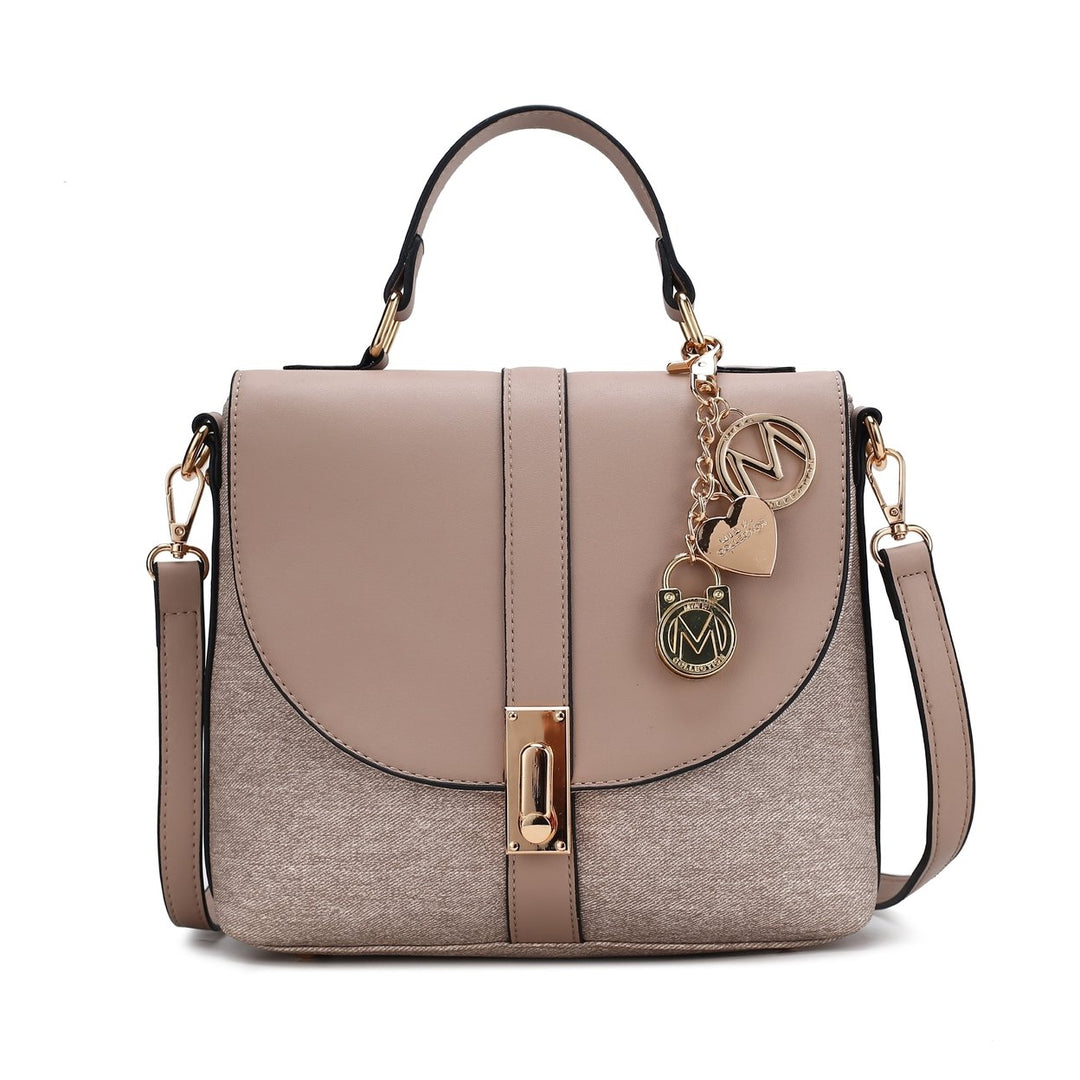 MKFCollection Maren Shoulder Bag - Vegan Leather Designer Handbag Image 1