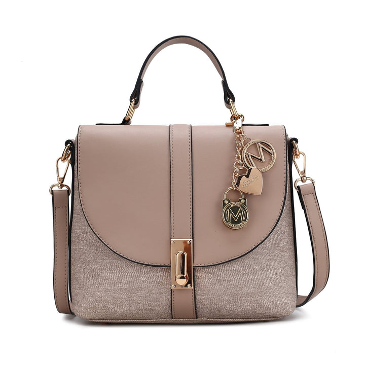 MKFCollection Maren Shoulder Bag - Vegan Leather Designer Handbag Image 1