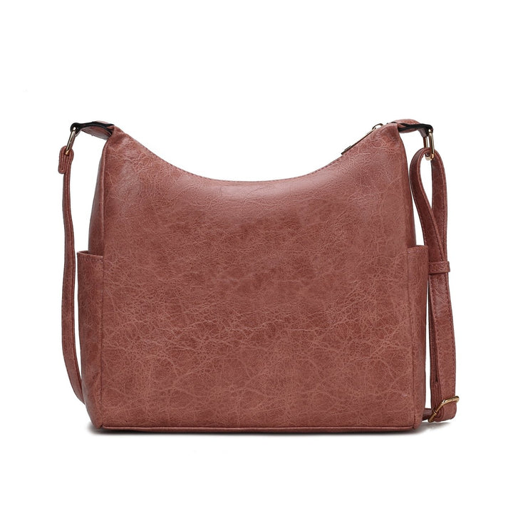 MKFCollection Marseille Shoulder Bag - Vegan Leather Designer Handbag Image 3