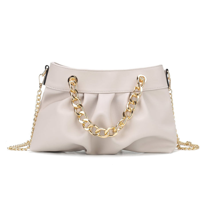 MKFCollection Marvila Shoulder Bag - Vegan Leather Designer Handbag Image 2