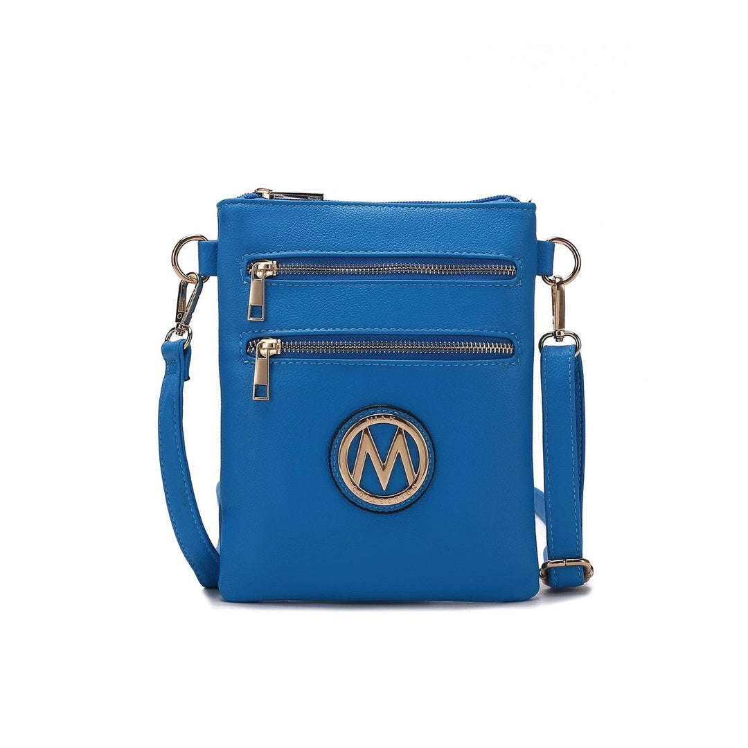 MKFCollection Medina Crossbody Bag - Vegan Leather Designer Handbag Image 1