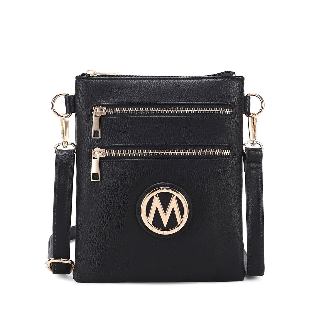 MKFCollection Medina Crossbody Bag - Vegan Leather Designer Handbag Image 4