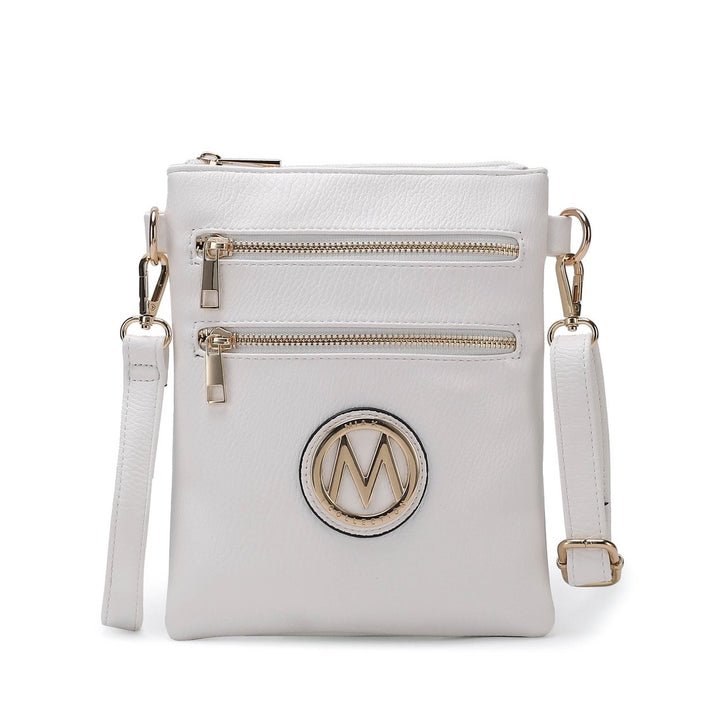 MKFCollection Medina Crossbody Bag - Vegan Leather Designer Handbag Image 4