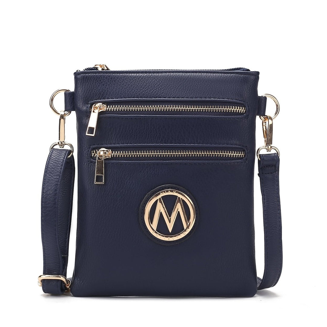 MKFCollection Medina Crossbody Bag - Vegan Leather Designer Handbag Image 7