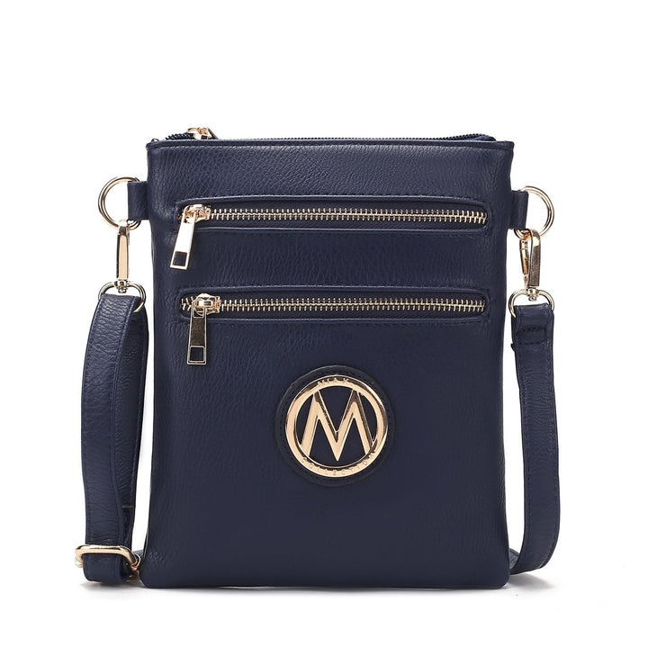 MKFCollection Medina Crossbody Bag - Vegan Leather Designer Handbag Image 7