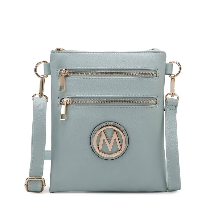 MKFCollection Medina Crossbody Bag - Vegan Leather Designer Handbag Image 10