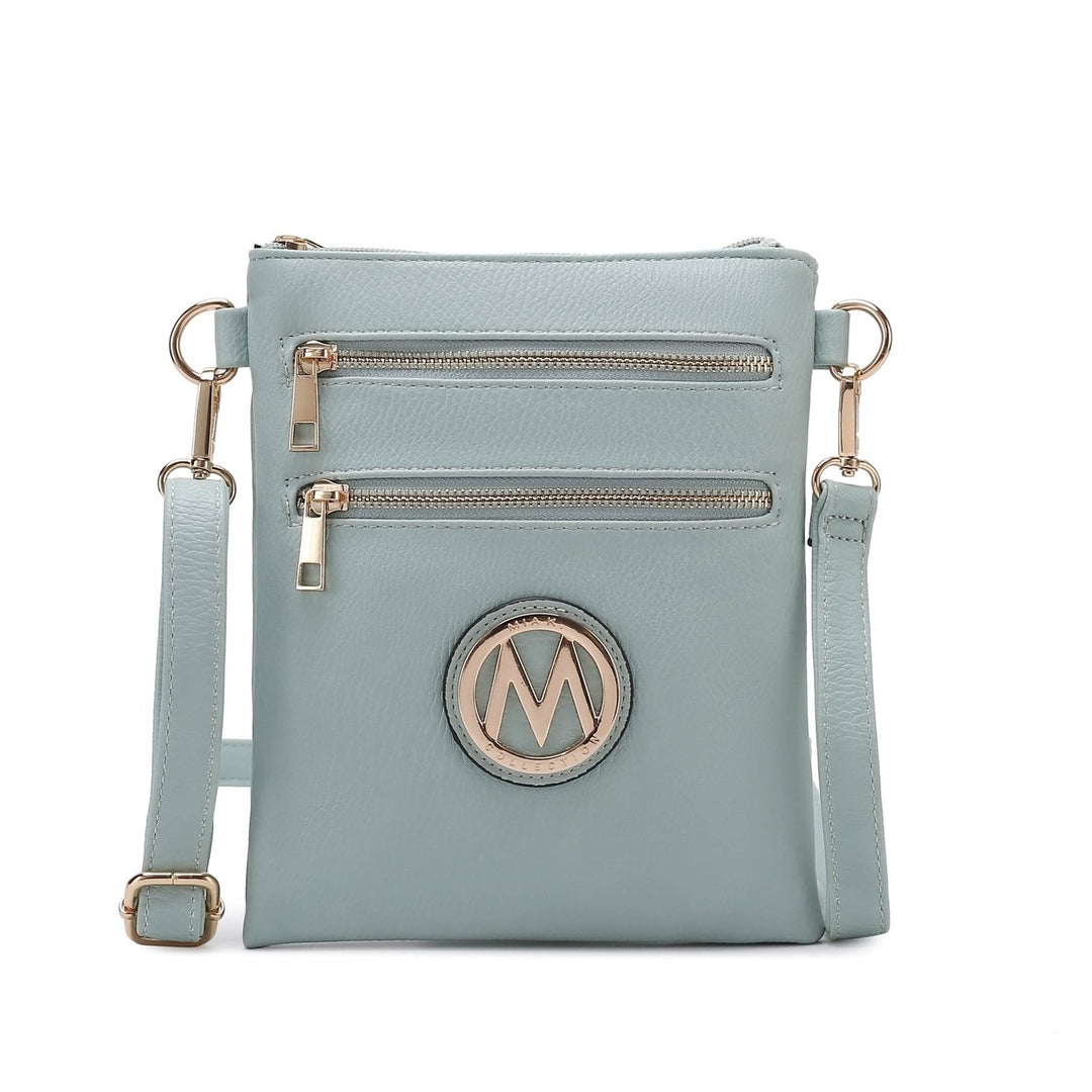 MKFCollection Medina Crossbody Bag - Vegan Leather Designer Handbag Image 1