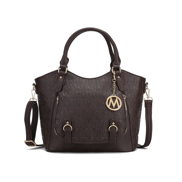 MKFCollection Melissa Signature Tote - Vegan Leather Designer Handbag Image 1