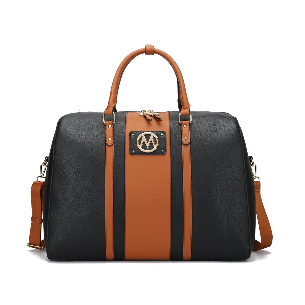 MKFCollection Melissa Weekender Bag - Vegan Leather Designer Handbag Image 2