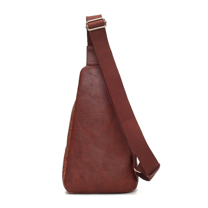 MKFCollection Millie Sling bag - Vegan Leather Designer Handbag Image 3