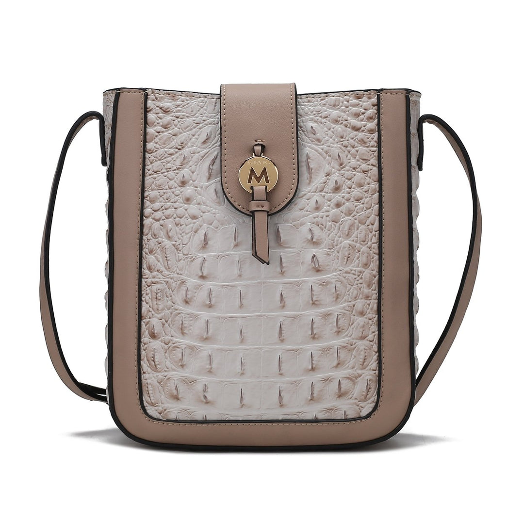 MKFCollection Molly Crossbody Bag - Vegan Leather Designer Handbag Image 2