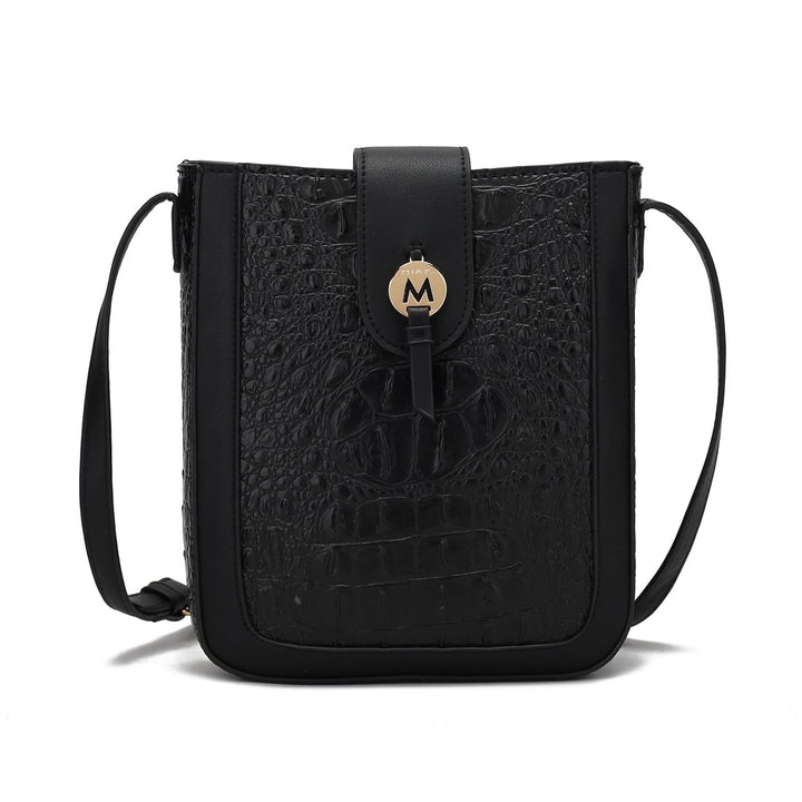 MKFCollection Molly Crossbody Bag - Vegan Leather Designer Handbag Image 3