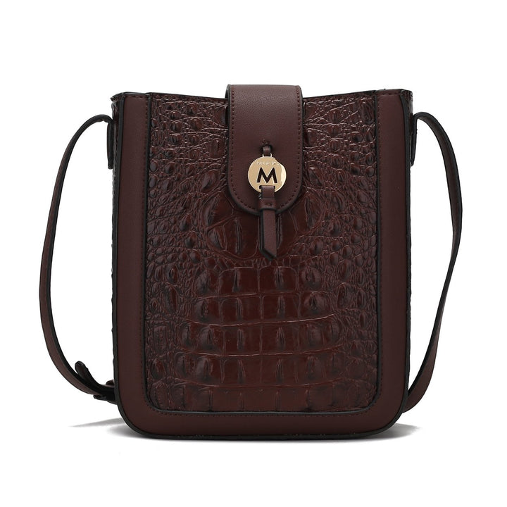 MKFCollection Molly Crossbody Bag - Vegan Leather Designer Handbag Image 4